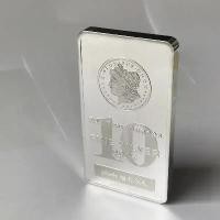 ราคา เหรียญชุบเงิน 1 ชิ้น ไม่เป็นแม่เหล็ก 10 ออนซ์ ประมาณ 320 กรัม ป้าย USA ของสะสม ตกแต่ง อนุสรณ์ บรรจุภัณฑ์ปิดผนึกสูญญากาศ เหมาะสำหรับแท่ง (1731337901889390444)