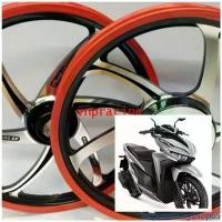 ราคา mqwentrueyshop65 ความคงทน ล้อแม็ก Daiichi แม็กไดอิจิ ลาย Racing 68 สีดำขอบแดงตัดเงิน HONDA CLICK-125I ขอบ 17 นิ้ว(ผลิตในประเทศไทย) Motorcycle มอเตอร์ไซค์ (1731742422169323925)