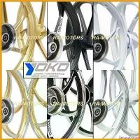 ราคา DelicacyDomain ความคงทน ล้อแม็ก YOKO สำหรับ SuperCub ดรีม110i เวฟทุกรุ่นที่เป็นดรัมเบรคหน้า รุ่น BUSHIDO มีหลายแบบให้เลือก (ล้อแม๊ก แม็กขอบ17) Motorcycle มอเตอร์ไซค์ คาบู โม (1730616188369143989)