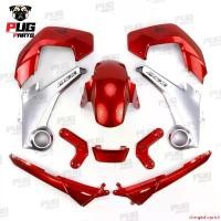 ราคา ความคงทน PUGParts ชุดสี MSX ตัวเก่า ชุดสีMSX 125 รุ่นแรก ปี2012-2015 (ชุด10ชิ้น) สีแดงแก้วตัดเทา เฟรม MSX msxตัวเก่า มอเตอร์ไซค์ Motorcycle (1731737984505645237)