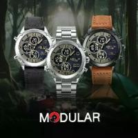 ราคา นาฬิกาข้อมือ MODULAR NEW Collection การทำงาน 2 ระบบ (1730753142762867425)