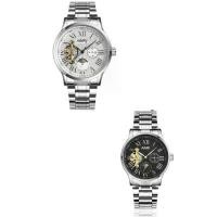 ราคา NARY Man Watch นาฬิกาข้อมือ ผู้ชาย สายสแตนเลส หน้าปัดกันรอย หน้าปัดดำ ระบบ Automatic+ไขลาน รุ่น NARY-Auto/Black (1729444983721724623)