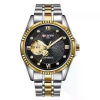 ราคา นาฬิกาผู้ชาย, ไขลานอัตโนมัติ, นาฬิกาข้อมือ nical, กันน้ำ, เหล็กเต็ม, สีทอง, นาฬิกาผู้ชาย (1731638958414989984)