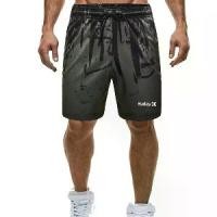 ราคา กางเกงขาสั้นผู้ชายแฟชั่น HURLEY พร้อมลายกระเด็น หมึก สไตล์สปอร์ตและกางเกงลำลองชายหาด มาใหม่ (1731366542841120226)