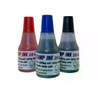 ราคา [เก็บเงินปลายทาง] หมึก ตรายาง หมึกตรายาง น้ำหมึกสำหรับเติมตรายางหมึกในตัว หรือแป้นหมึกทั่วไป บรรจุ 28 ml (1732248587437378451)