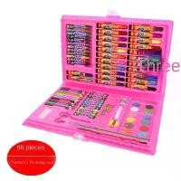 ราคา ชุดระบายสี 86 ชิ้น ปากกาสีน้ำ รวมแปรง ปากกาสี และชุดเครื่องมือวาดภาพ เครื่องเขียน เหมาะสำหรับรางวัลและของขวัญ (1731408379191919707)