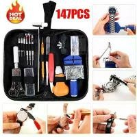 ราคา 147 ชิ้น ชุดซ่อมนาฬิกาข้อมือ เครื่องมือช่าง โลหะ ปรับได้ ตัดสายนาฬิกาข้อมือ เปลี่ยนถ่าน สินค้าแนะนำ (1731651459766912231)