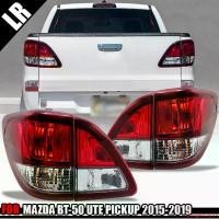 ราคา แบบพกพา ไฟท้าย + ไฟทับทิม รุ่น มาสด้า MAZDA BT-50 BT50 PRO ปี 2015 - 2019 สีแดง รวมชุดสายไฟ และหลอดไฟ รถยนต์ Car รถจักร (1731665014343632968)