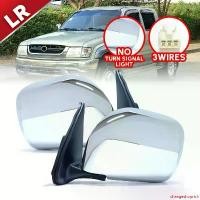 ราคา ใช้งานได้ กระจกมองข้าง รถยนต์ 3 สาย พับมือ ปรับไฟฟ้า รุ่น โตโยต้า ไฮลักซ์ ไทเกอร์ TOYOTA HILUX TIGER D4D 4WD ปี 1998 - 2004 สีโครเมี่ยม Car (1731672689728129096)