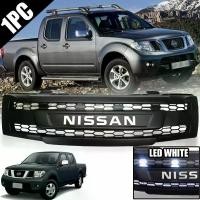 ราคา กระจังหน้า แต่ง นิสสัน นาวาร่า สีดำด้าน พร้อมไฟกระจังสีขาว Nissan Navara D40 2005-2013 รถยนต์ (1731068611782084834)