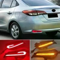 ราคา ไฟท้ายสะท้อนแสง LED อัตโนมัติ, สำหรับ Toyota Yaris 2017 2018 2019, ไฟท้าย, ไฟเลี้ยวกันชน, ชุดกระพริบ, รถยนต์ (1732210194811423698)