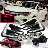 ราคา ความคงทน ไฟตัดหมอก ไฟสปอร์ตไลท์ ดวงไฟ ธรรมดา รุ่น ฮอนด้า ซิตตี้ HONDA CITY ปี 2020 - 2022 พร้อมครอบ สีดำ ขอบโครเมี่ยม และชุดสายไฟ 1 ชุด Car รถยนต์ รถจักร Led (1731674317415942698)