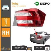 ราคา zmwhntSHOP26 คุณภาพรับประกันได้ DEPO ไฟท้าย HONDA City ปี 2012-2013 RH ข้างขวา (217-19A6R-U) Car รถยนต์ Led (1731773126206065302)