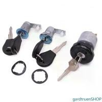 ราคา gardtruenSHOP แบบพกพา ชุด กุญแจประตู+สวิทช์กุญแจสตาร์ท 3ชิ้น สีดำ สำหรับ Nissan Dassan 620 Car รถยนต์ รถจักร (1731677245343632211)