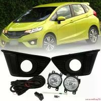 ราคา คุณภาพรับประกันได้ ไฟตัดหมอก ไฟสปอร์ตไลท์ รุ่น ฮอนด้า แจ๊ส HONDA JAZZ GK ปี 2014 - 2017 พร้อมครอบ สีดำด้านล้วน และชุดสายไฟ 1 ชุด Car รถยนต์ รถจักร Led (1731661710040336970)
