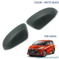 ราคา mqwedtruertyshop63 แบบพกพา ครอบกระจกมองข้าง ฝากระจกข้าง กระจกมองข้าง สีดำด้าน สำหรับ Toyota Sienta ปี 2017-2018 Car รถยนต์ (1731648112534719150)