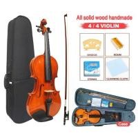 ราคา ไวโอลิน 4/4 ครบชุดโดยไม่ต้องขัดสนบรรจุออร์เคสตรา Violin 4/4 Full Set Complete Set ไวโอลิน ไฟฟ้า violin ซอสามสาย ซอ 3 สาย (1730985413905189670)