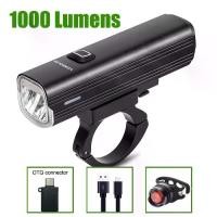 ราคา ไฟจักรยาน นิวบล็อคเลอร์ ไฟหน้า 1000 ลูเมน จักรยาน แบตเตอรี่ 4800mAh กันน้ำ ไฟฉาย ชาร์จ USB พร้อมอุปกรณ์เสริม จักรยาน ไฟฟ้า ฟิกเกียร์ เฟรม ไทย visp ฟิกเกียร์ เสือ หมอบ ล้อคาร์บอน (1731380264270202249)