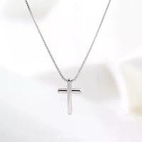 ราคา สร้อยคอ เงินแท้ 92.5% ส่งฟรี EMS รุ่น Christy - จี้ ไม้กางเขน ( #B5 ) (1731552437473412708)