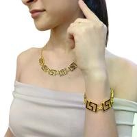 ราคา สร้อยคอ3-ข้อมือ2บเศษทองหุ้มลายโซ่มงคล เงินทองฟรีกล่องตะขอ (1731378797948406376)