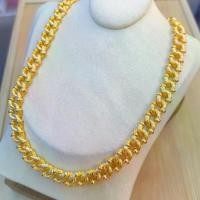 ราคา สร้อยคอ/สร้อยข้อมือทองชุบลายเกลียวไผ่ (1729575574305802654)