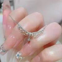 ราคา สร้อยคอเงินแท้ โซ่กระดูกไหปลาร้าลูกไม้วงกลมหักเห หญิง ประณีต ปราสาทคอร์ท หยดน้ำรูปหัวใจ สร้อยคอเจ้าหญิง สร้อยคอผู้หญิง สร้อยคอ สร้อยคอpandora (1730461472221268812)