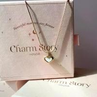 ราคา สร้อยคอ Rose gold Love mini heart collection (1729492077793807145)