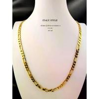 ราคา สร้อยคอ ลายเลส 3-1 สร้อยคอ ทองอิตาลี หุ้มผิว18k (1731965469729917078)