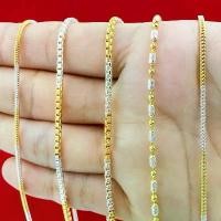 ราคา [พร้อมส่ง] สร้อยคอ2กษัตริย์ เกรดคุณภาพ ยาว20นิ้ว สร้อยคอทอง2สลึง สร้อยคอทองไมครอน 0221 (1732249558877440402)