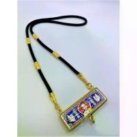 ราคา [จัดส่งทันที] สร้อยพระ สร้อยคอ สร้อยเชือก หัวจรวดชุบทองไมครอน ยาว 24 นิ้ว คล้องหัวเลสหลวงพ่อรวย ไตรมาส 59 รวย รวย รวย ลงยาสีน้ำเงิน (1732031356528069581)