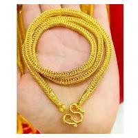 ราคา สร้อยคอ2บาทหุ้มทอง96.5%ไม่ลอกไม่ดำ สร้อยคอทองชุบทอง100% ลายสี่เสาเคลือบเงาทองไมครอนโคลนนิ่ง จัดส่งฟรี กทม (1731615450973307937)