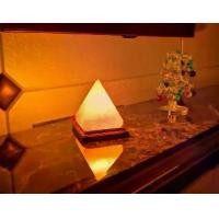ราคา โคมไฟเกลือหิมาลายัน Himalayan Salt Lamp ทรงพีระมิดขนาด 2.5-3 kg โคมไฟหินเกลือหิมาลัย โคมไฟ สูง 7 นิ้ว (1729431255867165356)