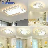 ราคา ขาย ร้อน DunDun สีขาว โคมไฟเพดาน ไฟเพดานรีโมท โคมไฟเพดาน 3สี ทรงกลม/ทรงเหลี่ยม โคมไฟ LED Ceiling Lamp (1732224764023048608)
