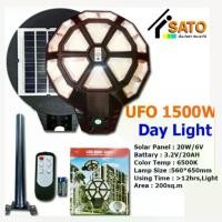 ราคา LMK-UFO-1500W โคมไฟโซล่าเซลล์ UFO 1500Wเดย์ไลท์ Day Light Sensor โคมไฟUFO โคมไฟถนน โคมไฟโซลาร์เซลล์ (1729985962643458603)