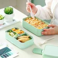 ราคา กล่องอาหารกลางวันสองชั้น, วัสดุใยไผ่สีเขียว, ชุดอาหาร 3 in 1, ปิดผนึก, วัสดุเป็นมิตรกับสิ่งแวดล้อม, กล่องเบนโตะทนความร้อนแบบญี่ปุ่น, เหมาะสำหรับการจัดระเบียบอาหารกลางวัน ปิ่นโต อาหาร โบราณ (1731335460