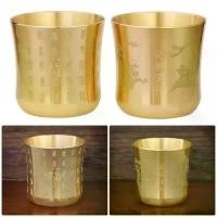 ราคา ถ้วยชาทองเหลืองดึงดูดความมั่งคั่ง, ใหม่, พื้นผิวมงคลขัด, แก้วชามุม, ถ้วย Baifu, 6 ซม., อุปกรณ์ตกแต่งบ้าน, 1 ชิ้น (1731961404201404508)