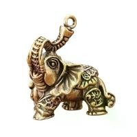 ราคา พวงกุญแจช้างมงคล วัสดุทองเหลืองย้อนยุค พวงกุญแจสัตว์โลหะ ตกแต่งห้องนั่งเล่น อุปกรณ์ตกแต่งบ้าน (1731054200762698620)