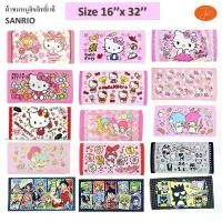 ราคา ผ้าเช็ดผม ลิขสิทธิ์แท้% ขนาด16×32นิ้ว ผ้าขนหนู!! ลายการ์ตูน Sanrio Doraemon Onepiece Snoopy Towel (1731656365541393971)