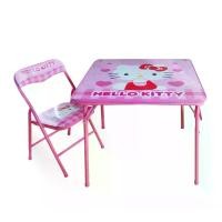 ราคา โล๊ะสต็อก ชุดโต๊ะ+เก้าอี้ สำหรับเด็ก ลายการ์ตูน คิตตี้ (Kitty) / โดเรม่อน (Doraemon) โต๊ะเขียนหนังสือเด็ก เก้าอี้พับเด็ก (1729782384662251889)