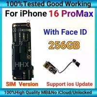ราคา เมนบอร์ดสำหรับ iPhone 16 Pro Max, เมนบอร์ดทำงานได้เต็มรูปแบบ, ปลดล็อค, ซิมการ์ด US iCloud, เวอร์ชัน 256GB, 512GB, 1TB, คณะลอจิสติกส์ (1732164163656583464)