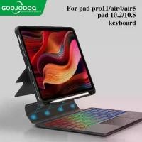 ราคา GOOJODOQ Bluetooth Backlight Keyboard Touchpad Separable For iPad Pro11 Air4 Air5 iPad 10.2 10.5 Cover Tablet (1732014116552149069)