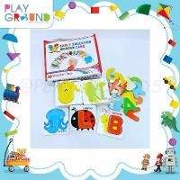ราคา [COD] [พร้อมส่ง] [จัดส่งทันที] Playground ของเล่นไม้ บัตรคำ บัตรคำไม้จิ๊กซอร์ A-Z พร้อมคำศัพท์ Woodentoys Early Education wooden card ของเล่นไม้ เสริมพมัฒนาการ ฝึกทักษะคำศัพท์อัง (1732316777219590483)