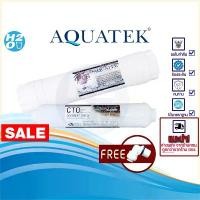 ราคา AQUATEK ไส้กรองน้ำ Post Carbon Inline 10",12" (โพสคาร์บอน 10นิ้ว,12นิ้ว จำนวน 1 ชิ้น) ไส้กรอง เครื่องกรองน้ำ COD (1731237852852292067)