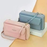 ราคา กระเป๋าสตางค์ผู้หญิงพร้อมซิปคู่, กระเป๋าโทรศัพท์มือถือ, กระเป๋าสะพายหนัง PU, ช่องใส่บัตรสองช่อง, สายปรับได้, กระเป๋าสะพายไหล่, กระเป๋าโทรศัพท์มือถือสำหรับผู้หญิง, กระเป๋าเงิน (1732098898304927970)
