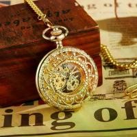 ราคา นาฬิกาพกแบบกลไกดาวหรูหราสำหรับผู้ชายและผู้หญิง โครงกระดูกกลวง ตัวเรือนสีทอง หน้าปัดเลขโรมัน ผู้ชาย โซ่ Fob จี้ นาฬิกา (1729896368214215363)