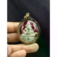 ราคา COD จี้ สร้อยคอ พระพิฆเนศ ลงยา สีแดง หลวงพ่อคล้อย วัดภูเขาทอง ฟรีผ้ายันต์กันภัย สร้อยข้อมือ ครูบาบุญชุ่ม (1731229154858664991)