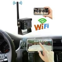 ราคา กล้องมองหลังย้อนกลับ WIFI ไร้สาย เหมาะสำหรับรถพ่วง รถบรรทุก RV แคมป์ กันกระแทก (1732308795288226463)