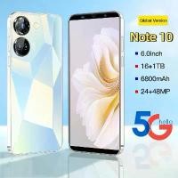 ราคา 【ข้อเสนอพิเศษแบบจำกัดเวลา】โทรศัพท์ Sumsung Note 10 5G โทรศัพท์มือถือ โทรศัพท์ถูกๆ มือถือจอใหญ่ 6.0นิ้ว เครื่องใหม่ ใส่ได้สองซิม ถ่ายรูปสวย รองรับเกมส์ และแอพธนาคาร รองรับใบหน้า ก (1731672158145446980)