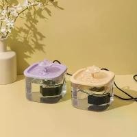 ราคา (ส่วนลดสุดพิเศษ) น้ำพุสัตว์เลี้ยงอัตโนมัติ ถังให้น้ำสัตว์เลี้ยง น้ำพุแมวสัตว์เลี้ยงอัตโนมัติ 1Lน้ำพุแมว แบบใสเงียบมาก มาพร้อมตัวกรองน้ำ พัดลม รถ เข็น สุนัข (1731663497440102373)