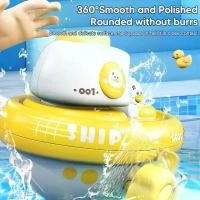 ราคา ชุดเล่นน้ำ อาบน้ำเด็ก สัตว์การ์ตูน เป็ดและเรือ ของเล่น วนน้ำในอ่างอาบน้ำ เหมาะสำหรับเด็กวัยหัดเดิน เกมเล่นน้ำ ของเล่นสระว่ายน้ำลอยน้ำสำหรับทารก (1731720000907675487)